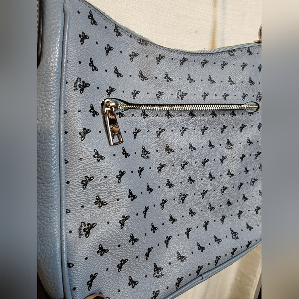 ✨️NWT✨️ Coach Butterfly Chaise Crossbody Bag, Special Edition, Cornflower, 2019 - Picture 9 of 13